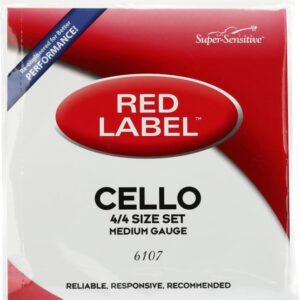 Cuerdas para Chelo 4/4 Super Sensitive Red Label Juego Completo