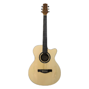 Guitarra Acústica Magna 41 Pulgadas Tapa Abeto Nogal Satinado MG-03-NOG