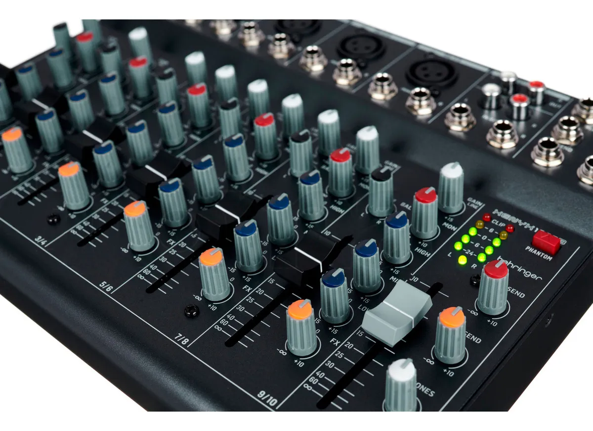 Mezcladora Analógica Behringer XENYX 1003B de 10 Canales Podcast Mixer - Image 4