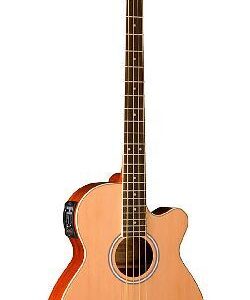 Bajo Electroacústico de 4 Cuerdas Washburn Mod. AB5K con Funda