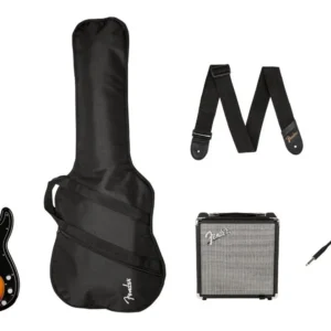 Paquete de Bajo Eléctrico de 4 Cuerdas Fender PJ BASS LRL 3TS R15 MLIW AX