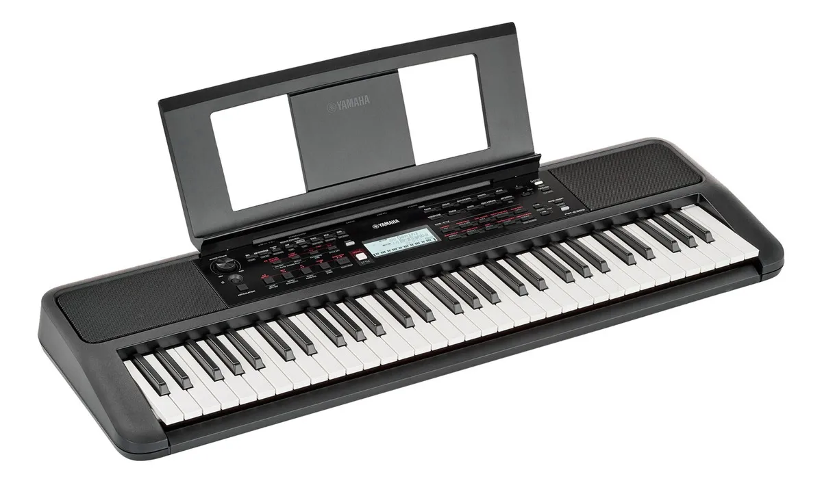 Teclado Yamaha PSR-E383 Sensible a la Pulsación 61 Teclas | Kit para Principiantes con Eliminador PA130