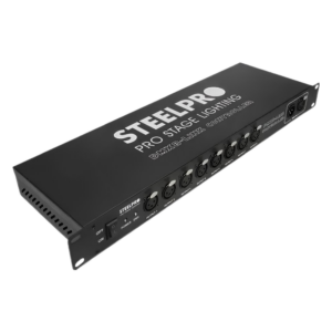 Splitter Universal DMX Steelpro DMX8-LINK de 1 Entrada a 8 Salidas
