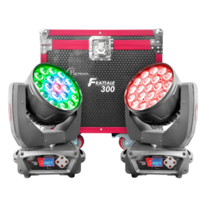 Cabeza Móvil LED Zoom Wash Steelpro FRATTALE-300 RGBW 4 en 1