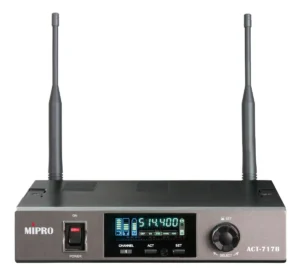 Receptor Inalámbrico Digital Mipro ACT-717B de Un Canal True Diversity