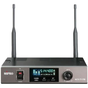Receptor Inalámbrico Digital Mipro ACT-717B de Un Canal True Diversity