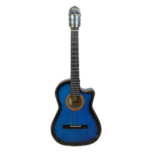 Guitarra Acústica La Española M09-C Azul Sombreada con Cutaway