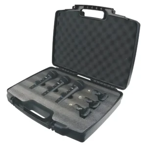 Set de Micrófonos Dinámicos Alctron PM01SET para Voz e Instrumentos