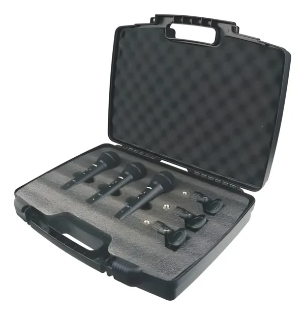 Set de Micrófonos Dinámicos Alctron PM01SET para Voz e Instrumentos