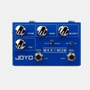 Pedal de Overdrive Joyo R-05 MAXIMUM Serie R con Boost Independiente