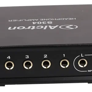 Amplificador de Audífonos Alctron S304 de 4 Canales Estéreo Profesional