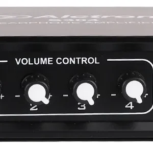 Amplificador de Audífonos Alctron S304 de 4 Canales Estéreo Profesional