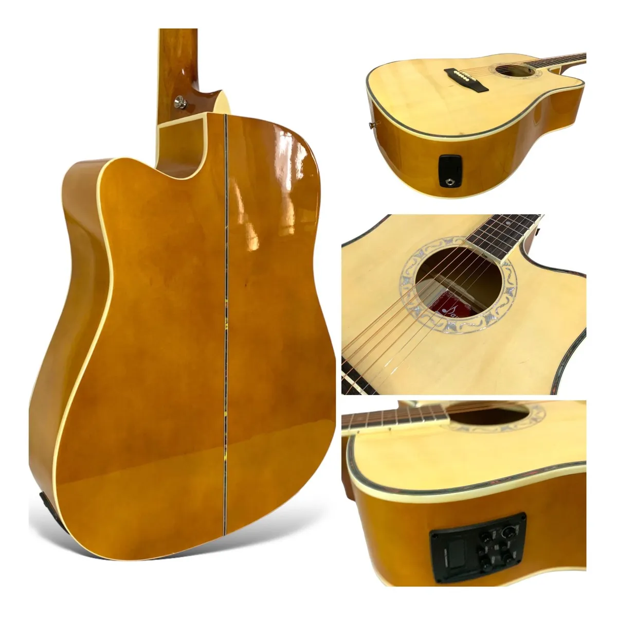 Guitarra Electroacústica Danwood AGC41EQ de Abeto y Okume con EQ - Image 8