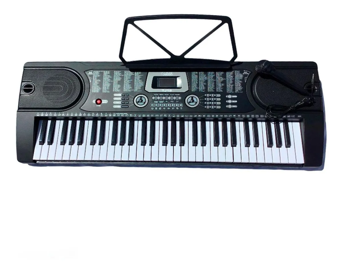 Teclado Electrónico Alde Audio TJ12 61 Teclas con Pantalla LCD