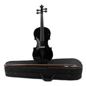 Violín Amadeus Cellini AMVL001BK 4/4 Estudiante Negro Laminado