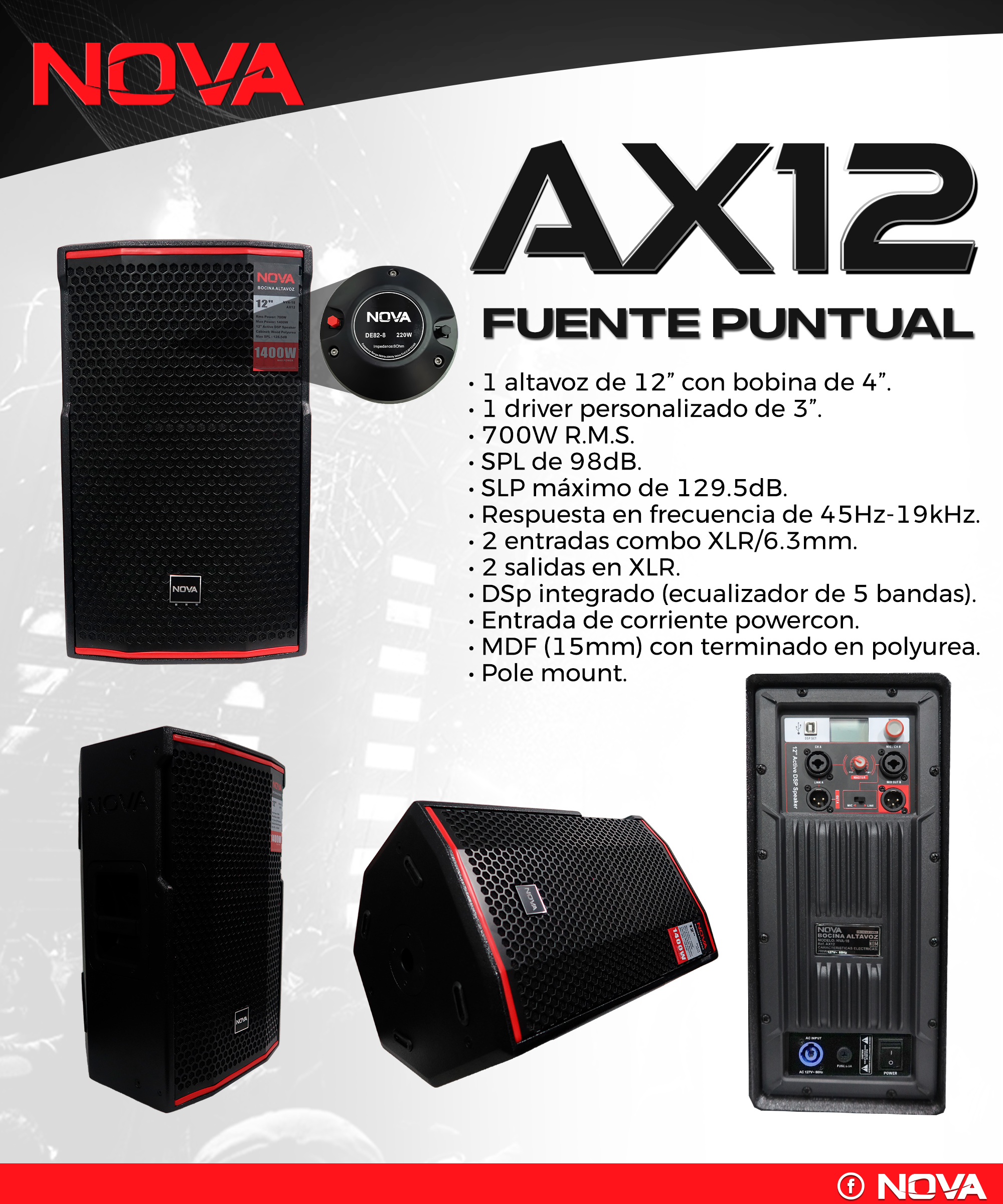 Ficha técnica VAMAV AX12