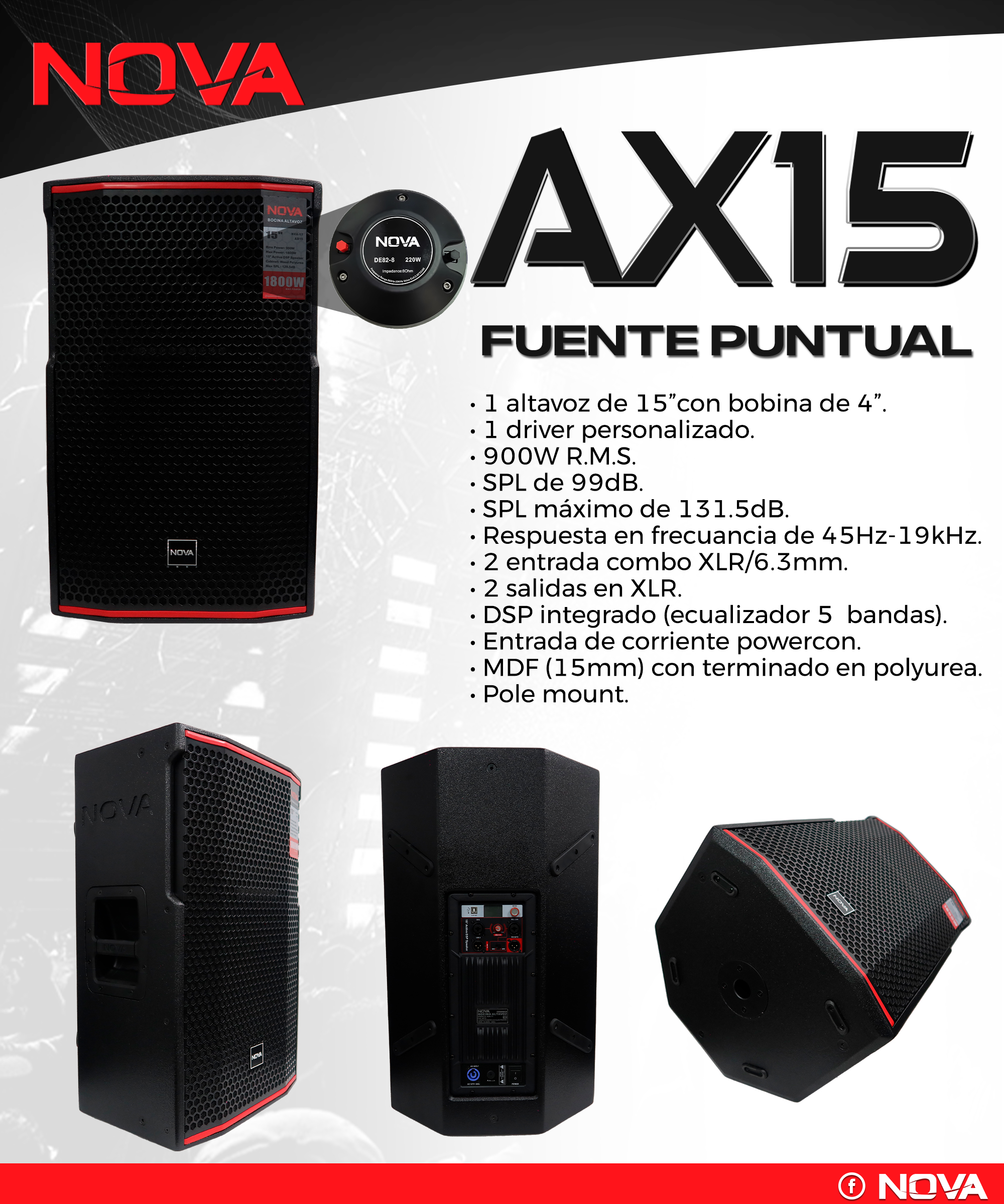 Ficha técnica VAMAV AX15