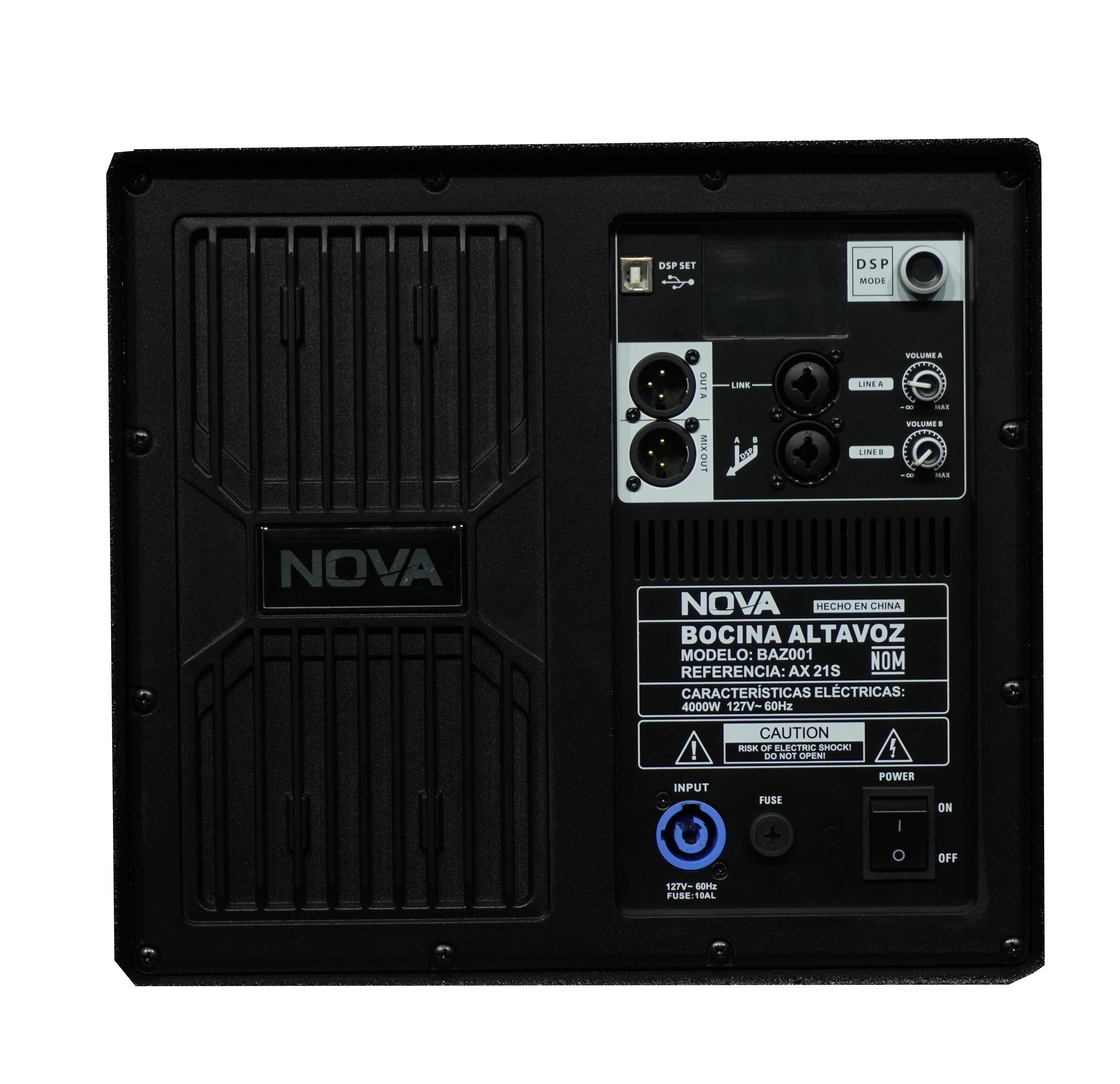Subwoofer Pasivo Vamav Nova AX21S 21 Pulgadas de Alto Rendimiento para Graves - Imagen 5