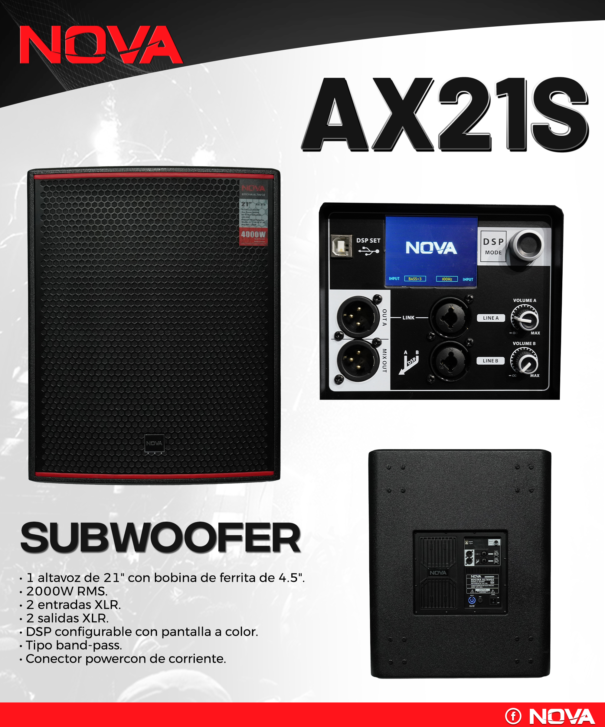 Ficha técnica VAMAV AX21S