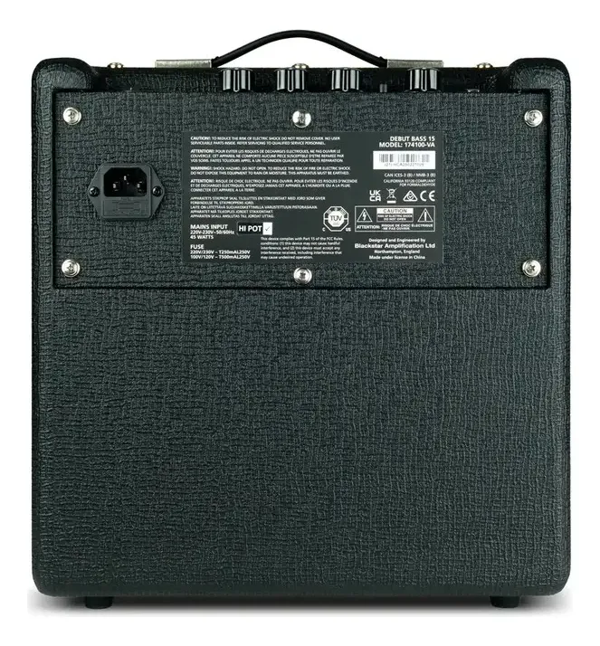 Amplificador Combo para Bajo Blackstar Debut Bass 15 con Control Isf - Imagen 4