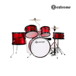 Batería Acústica Junior Century 5 Pzas Aro Negro, Color Roja - CNBT024