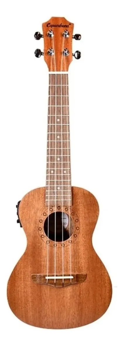 Ukulele Soprano Electroacústico Copacabana CPUK058 Madera Caoba con Funda