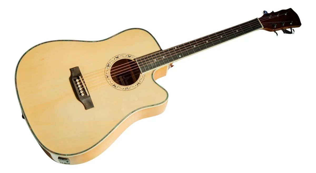 Guitarra Electroacústica Danwood DRW9829EQ Caja Concha 6 Cuerdas