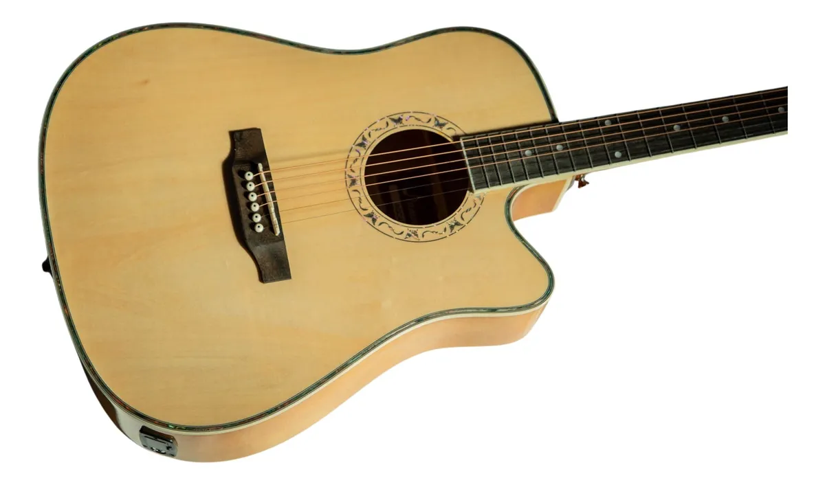 Guitarra Electroacústica Danwood DRW9829EQ Caja Concha 6 Cuerdas - Image 2