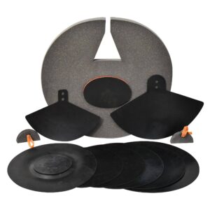 Practicadores de Hule para Batería DM Master Drum 9 Piezas DMPR001