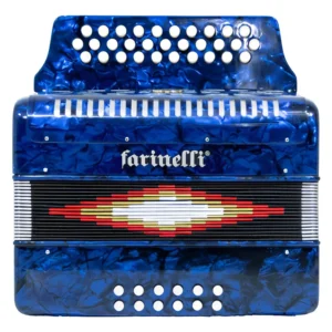 Acordeón de Botones Farinelli Fa Azul 3012FAA 31 Botones 12 Bajos