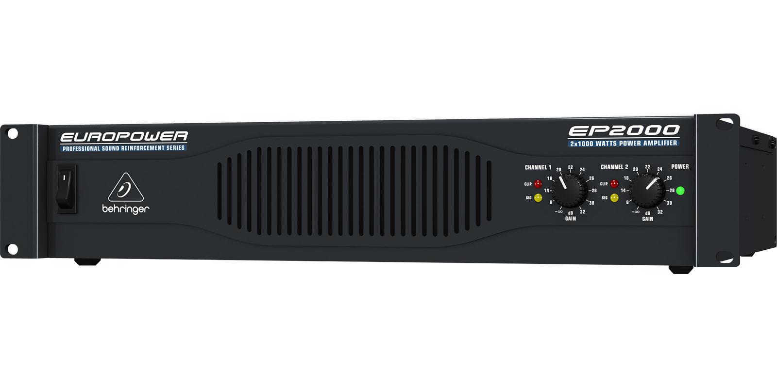 Amplificador de Poder Behringer Europower EP2000 de 2000W