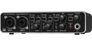 U-phoria Umc204hd Interfaz De Audio - Behringer Color Negro