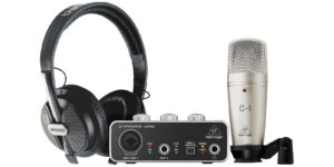 Sistema Behringer Grabacion U-phoria Studio