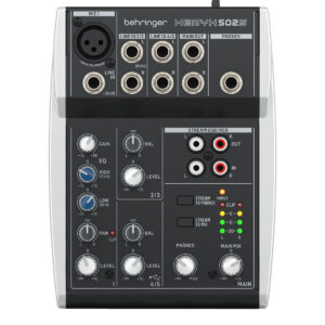 Mezcladora Behringer XENYX 502S de 5 Entradas con Interfaz USB