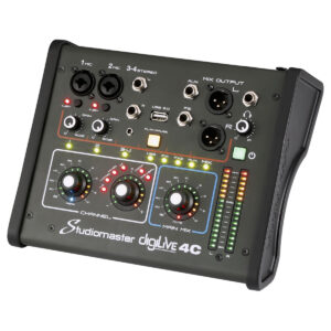 Consola digital Studiomaster Digilive 4C mezcladora profesional