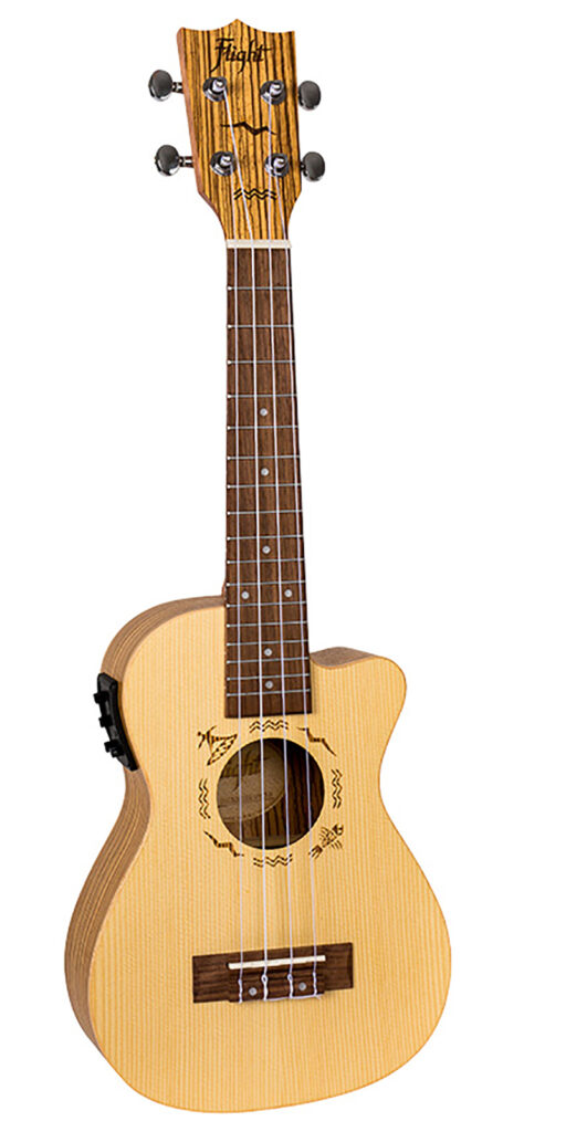 Ukulele soprano electroacústico Flight DUC 328 CEQ