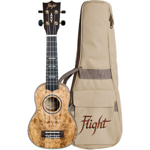 Ukulele soprano Flight DUS410 QA/QA