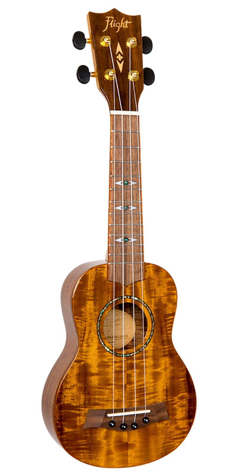 Ukulele soprano Flight DUS445 Acacia - Image 7
