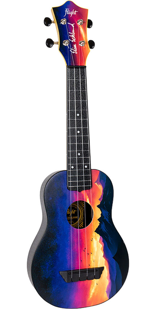 Ukelele Flight Soprano Tus Ee Sunset Pack