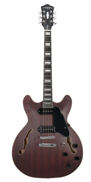 Guitarra Mars Eléctrica Mod. Hollowbody 335 P90 Satin