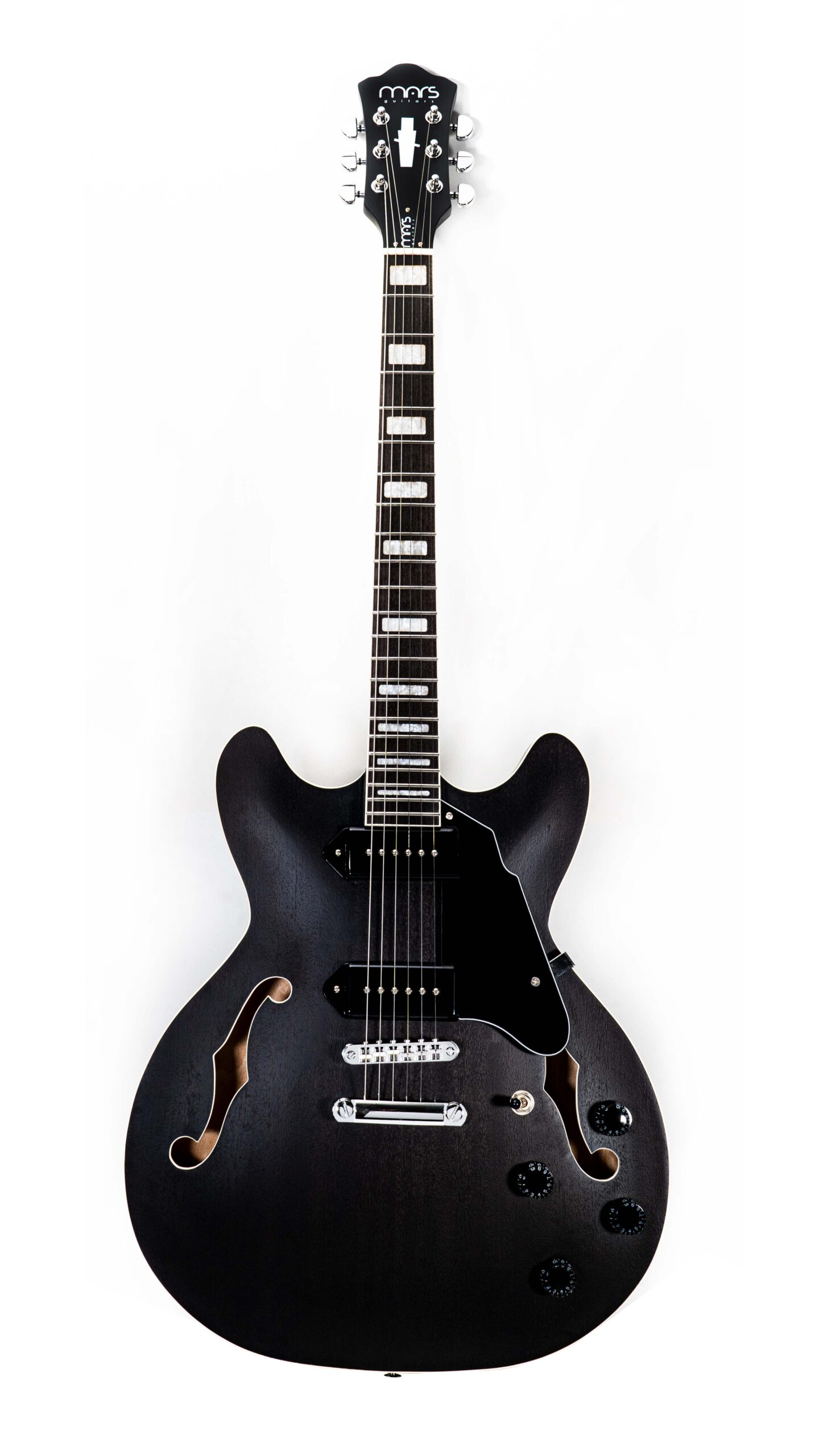 Guitarra Mars Eléctrica Mod. Hollowbody 335 P90 Satin - Image 5