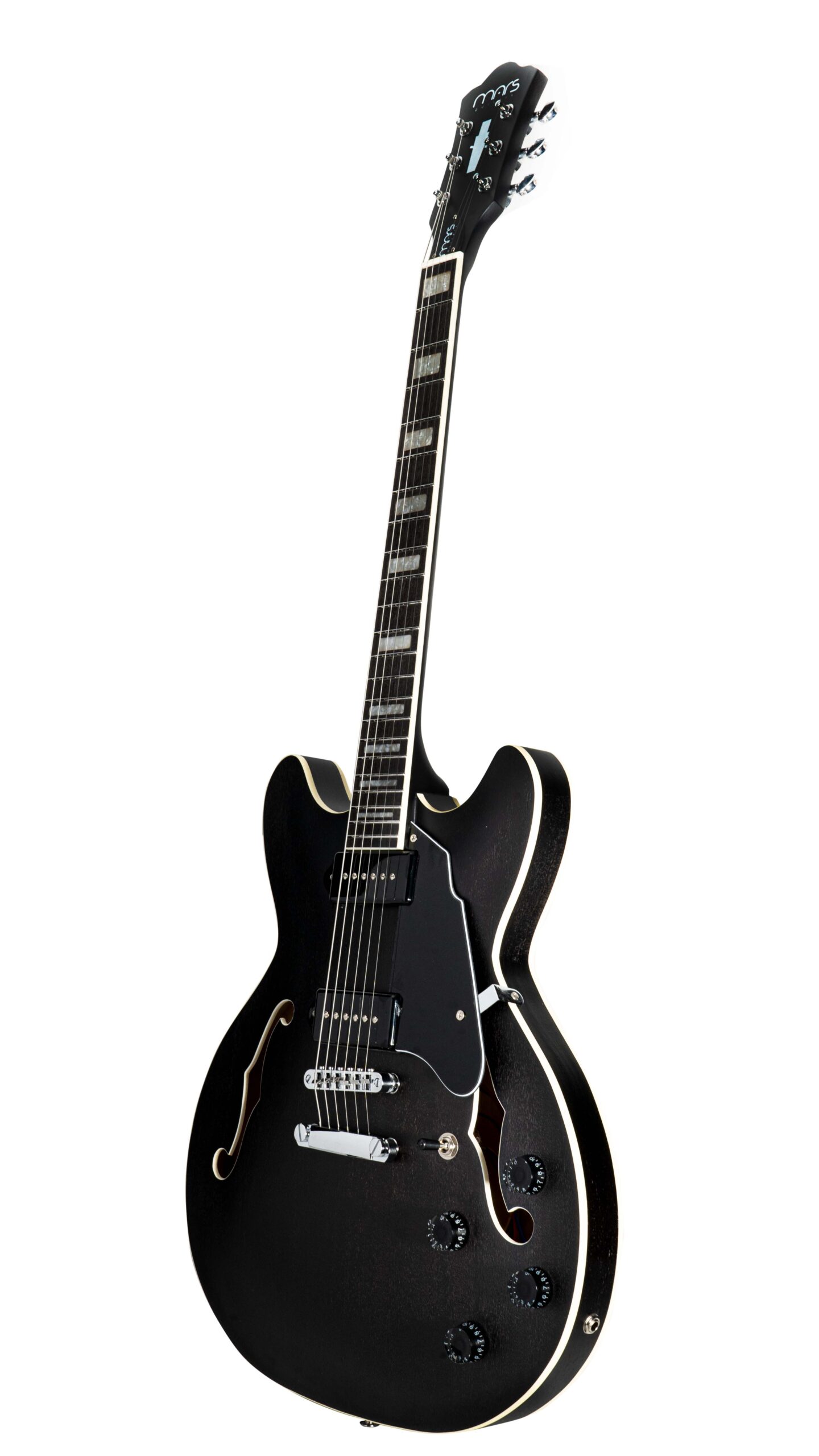 Guitarra Mars Eléctrica Mod. Hollowbody 335 P90 Satin - Image 6