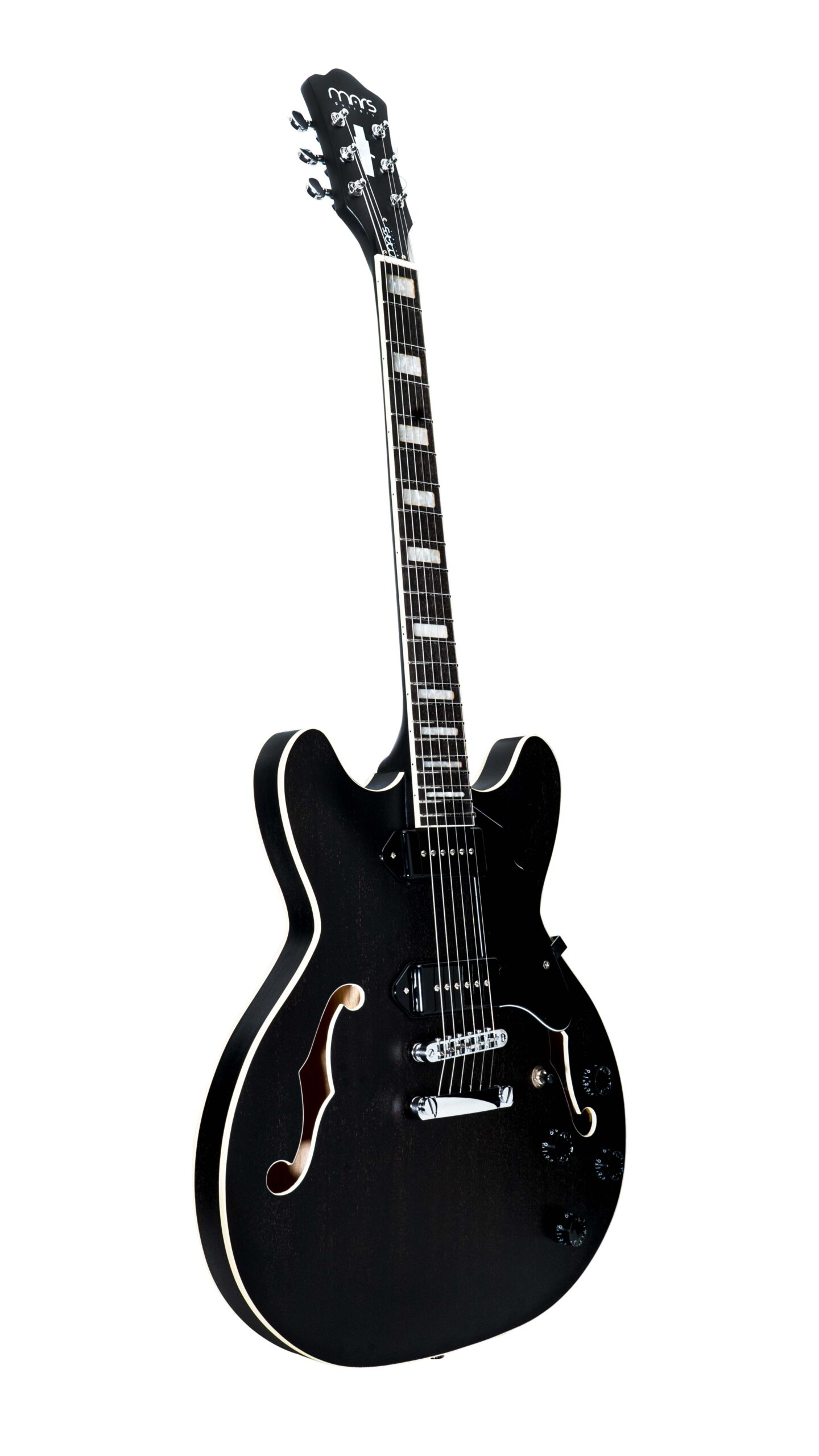 Guitarra Mars Eléctrica Mod. Hollowbody 335 P90 Satin - Image 7