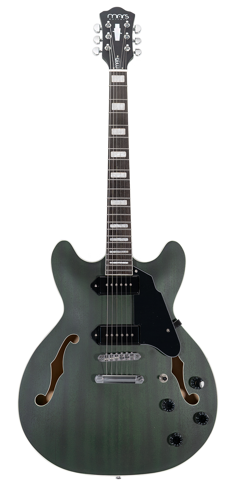 Guitarra Mars Eléctrica Mod. Hollowbody 335 P90 Satin - Image 13
