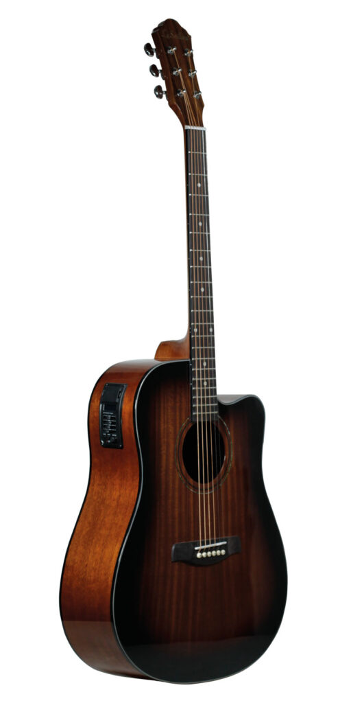 Guitarra Electroacústica La Sevillana Texana Sombreado TX-200CEQ TSB