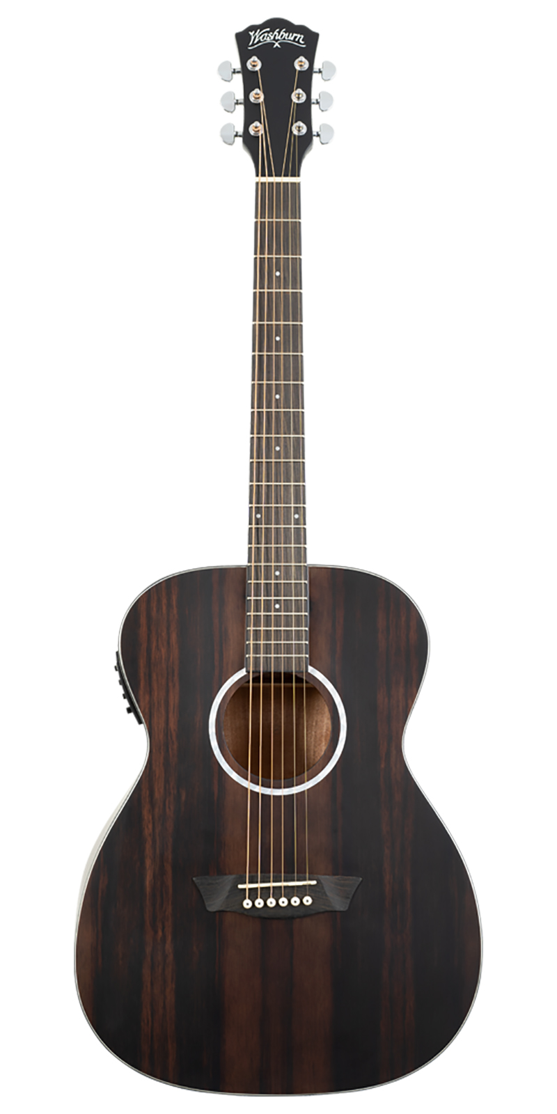 Guitarra Electroacústica Washburn Ebony FE
