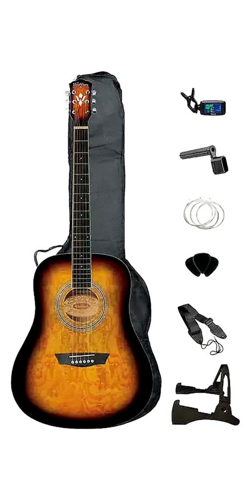 Guitarra Acústica Washburn AG Pack QTTB-U