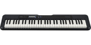 Teclado Casio Portátil CT-S300 con Eliminadorde 61 teclas, portátil