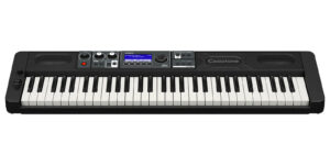 Teclado Casio Portátil CT-S500 con Eliminadorde 61 teclas, portátil