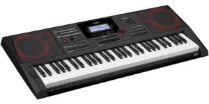 Teclado Casio Portátil CT-X5000 con Eliminadorde 61 teclas, portátil